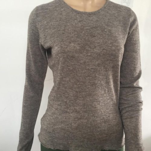 100% Cashmere Ladies round neck Sweater 2